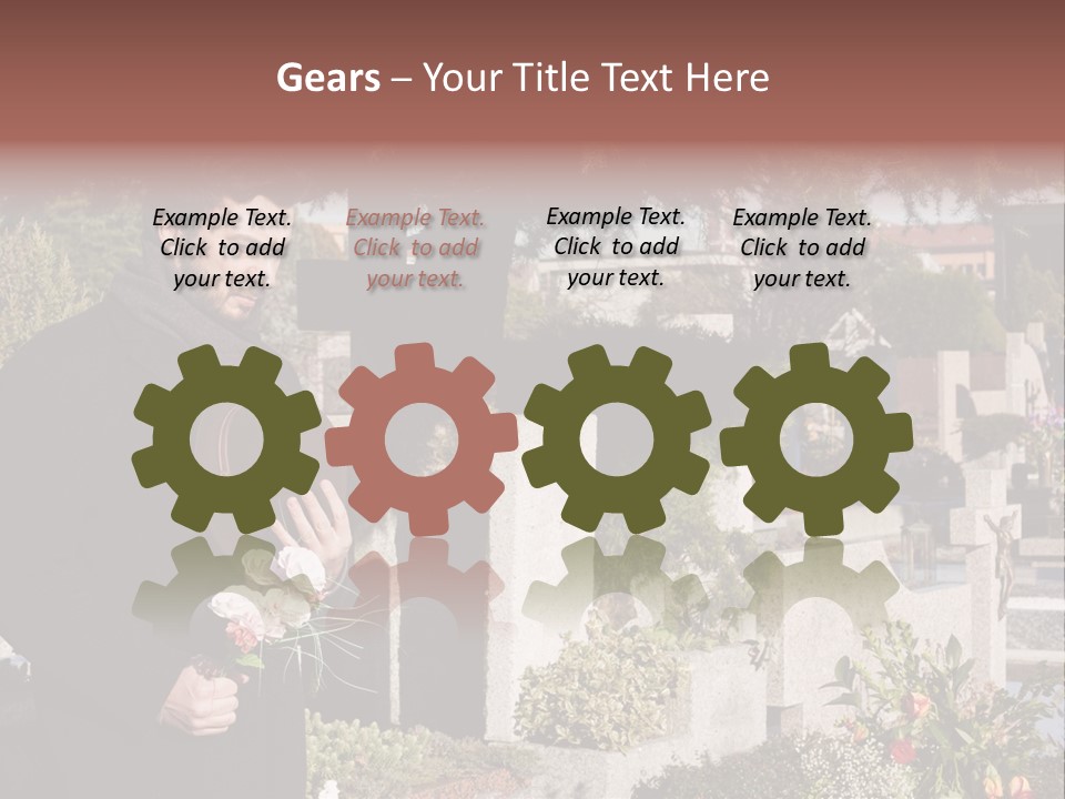 Cemetery Passed Vault PowerPoint Template