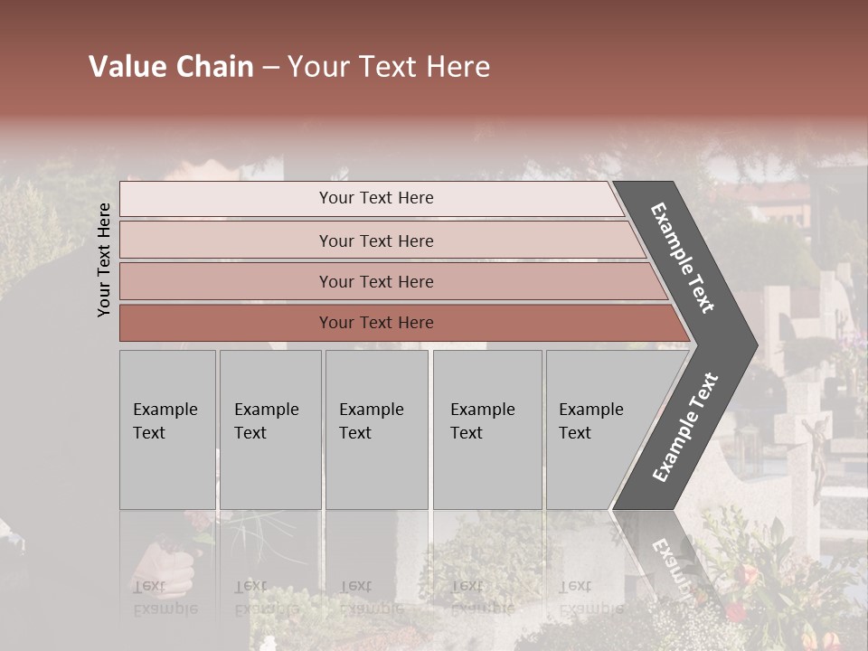 Cemetery Passed Vault PowerPoint Template