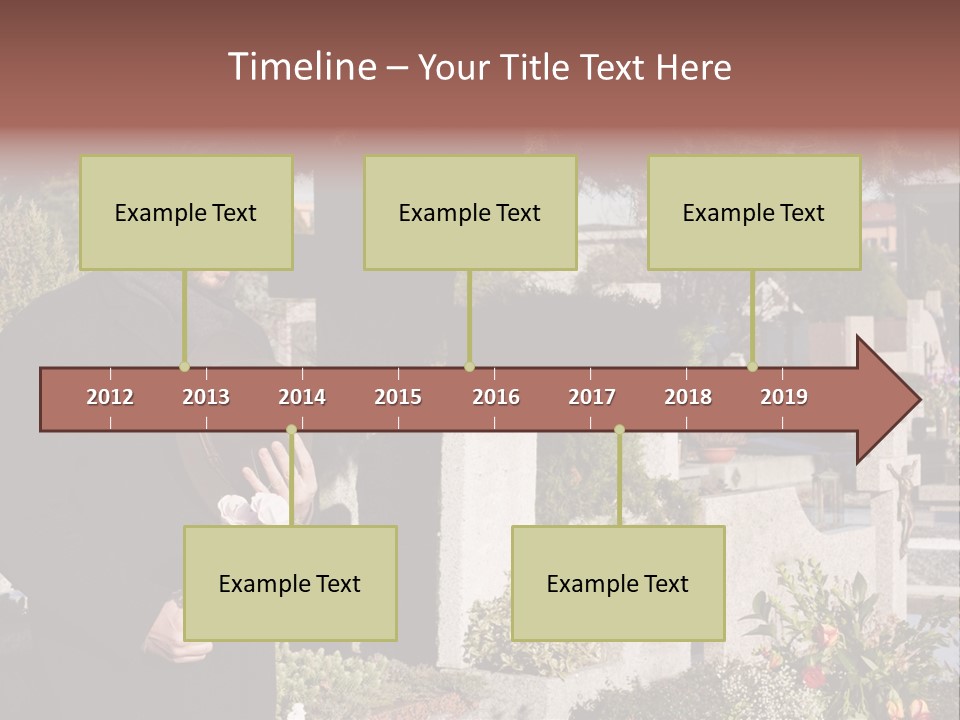 Cemetery Passed Vault PowerPoint Template