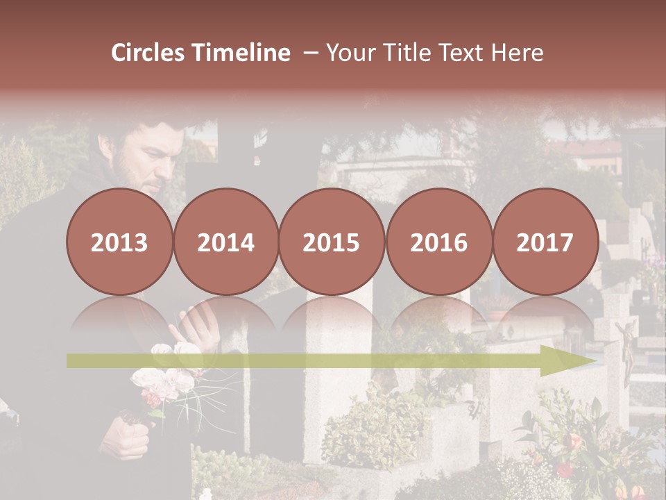 Cemetery Passed Vault PowerPoint Template