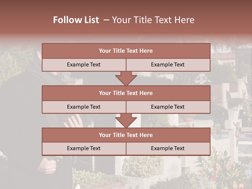 Cemetery Passed Vault PowerPoint Template