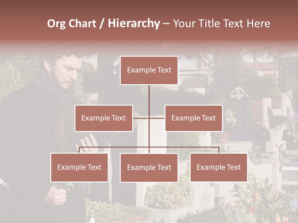 Cemetery Passed Vault PowerPoint Template