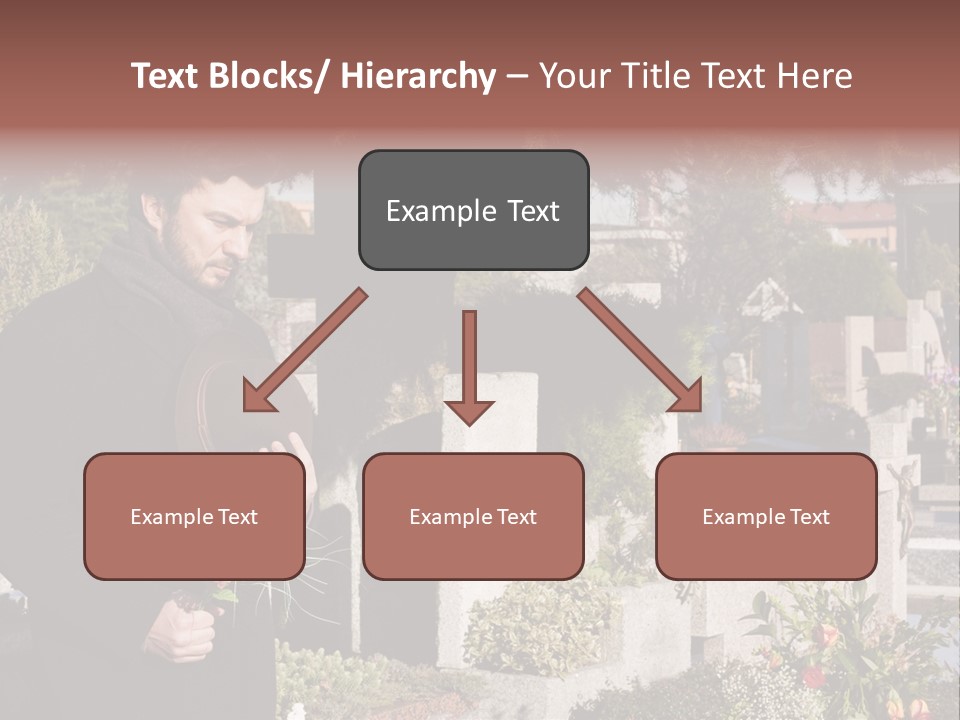 Cemetery Passed Vault PowerPoint Template