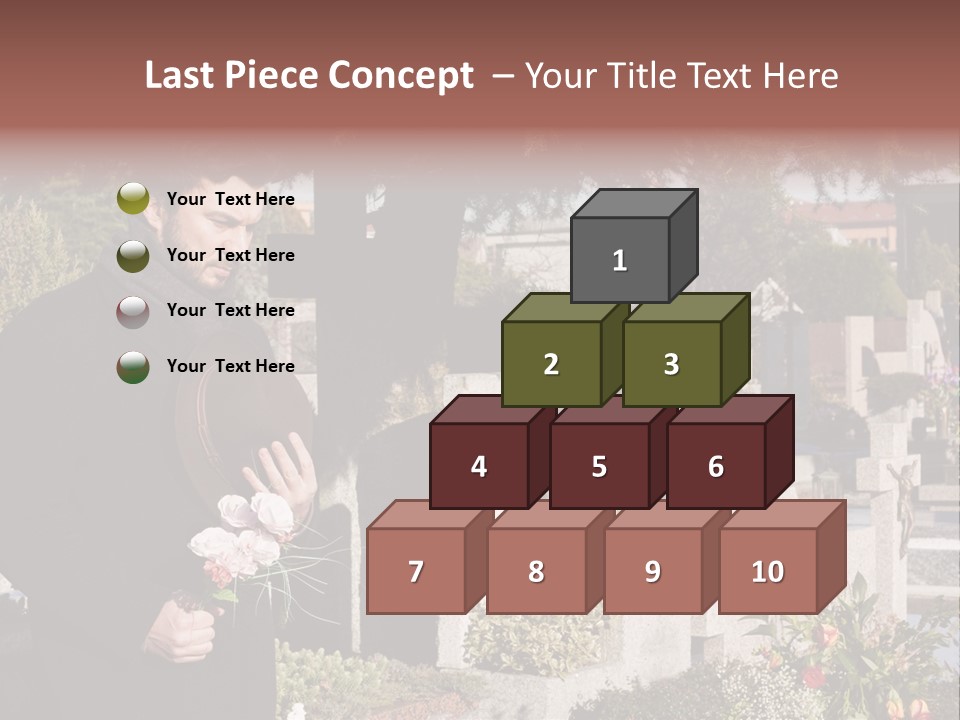 Cemetery Passed Vault PowerPoint Template