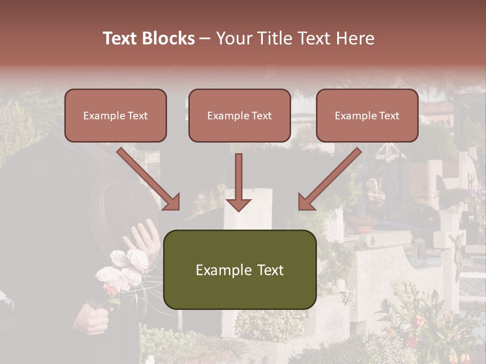 Cemetery Passed Vault PowerPoint Template