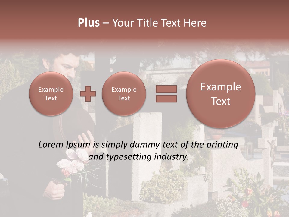 Cemetery Passed Vault PowerPoint Template
