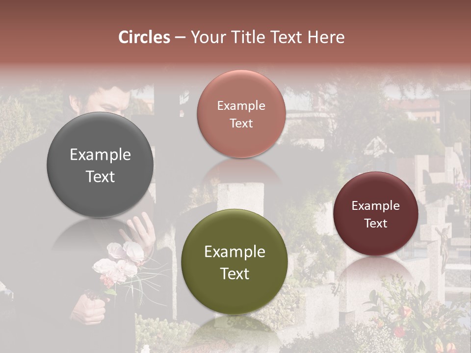 Cemetery Passed Vault PowerPoint Template