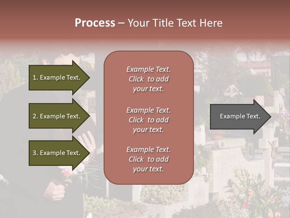 Cemetery Passed Vault PowerPoint Template