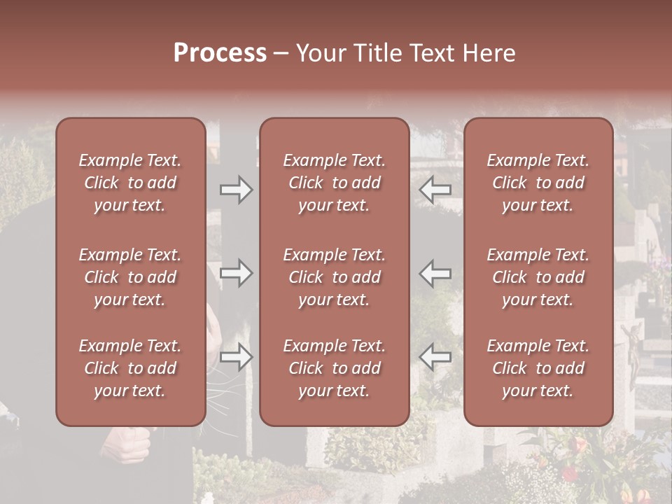 Cemetery Passed Vault PowerPoint Template