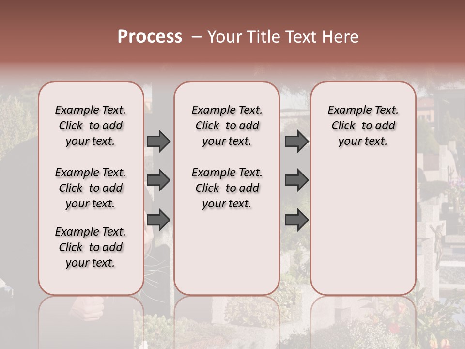 Cemetery Passed Vault PowerPoint Template