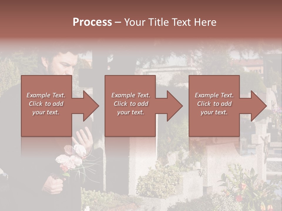 Cemetery Passed Vault PowerPoint Template