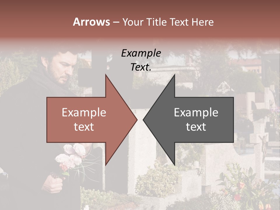 Cemetery Passed Vault PowerPoint Template