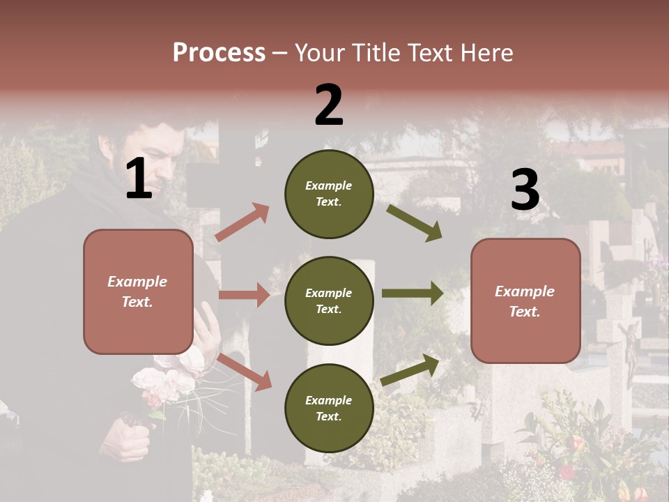 Cemetery Passed Vault PowerPoint Template