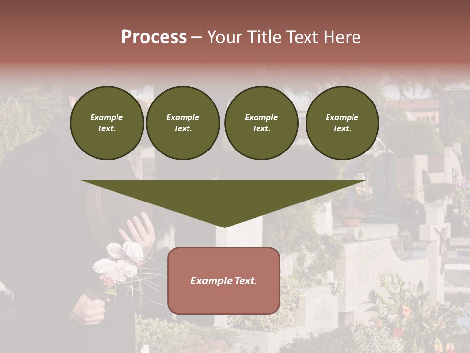 Cemetery Passed Vault PowerPoint Template