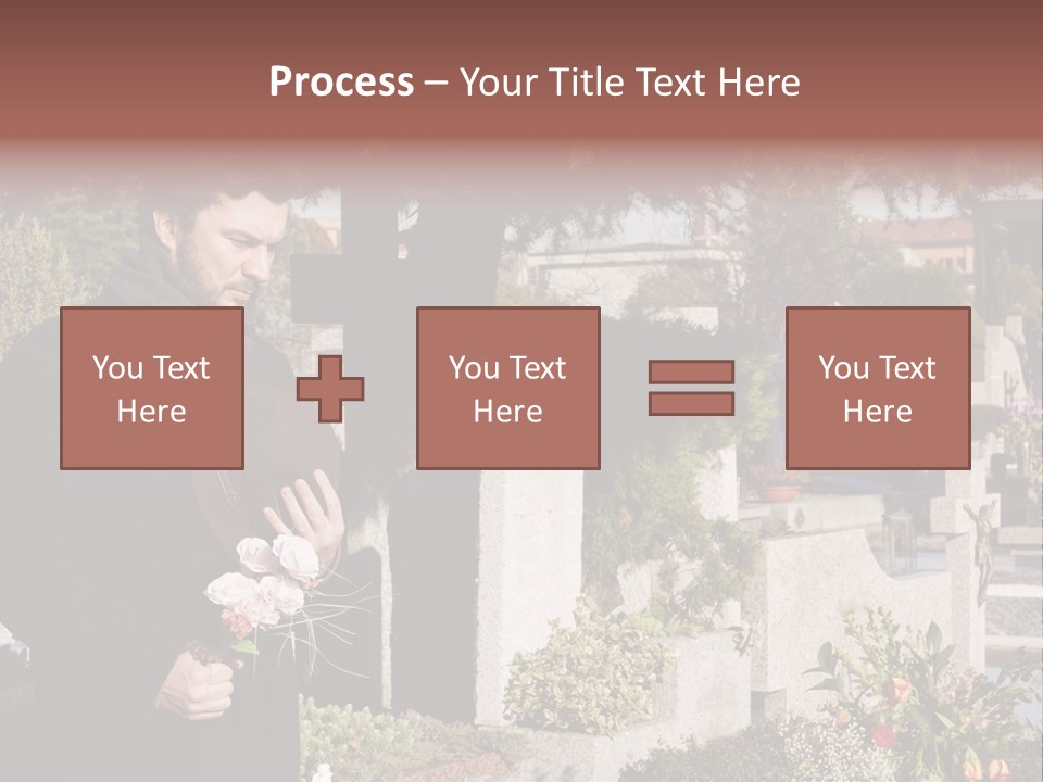 Cemetery Passed Vault PowerPoint Template