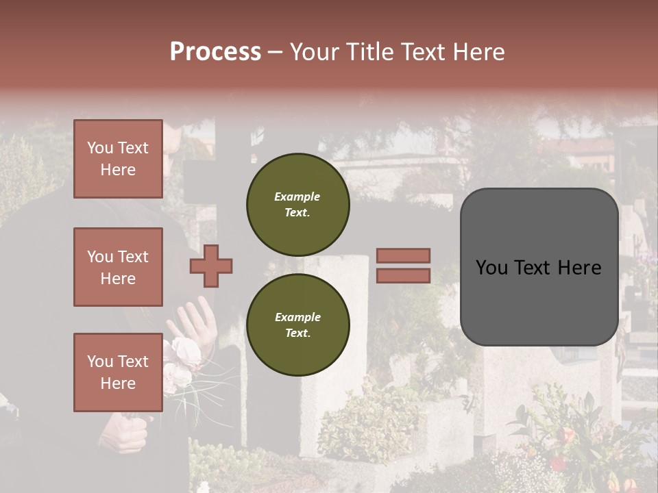 Cemetery Passed Vault PowerPoint Template