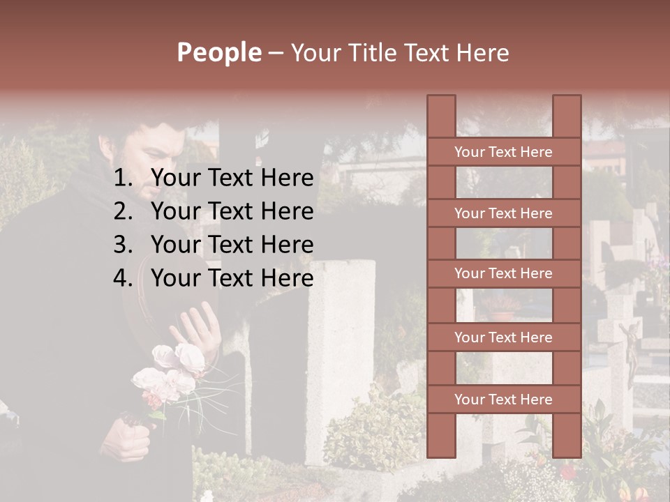 Cemetery Passed Vault PowerPoint Template