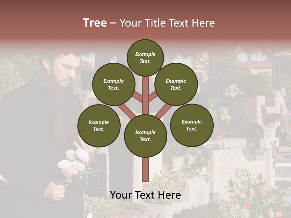 Cemetery Passed Vault PowerPoint Template