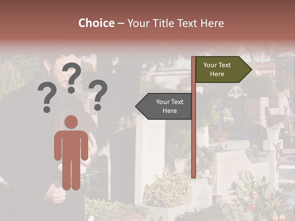Cemetery Passed Vault PowerPoint Template