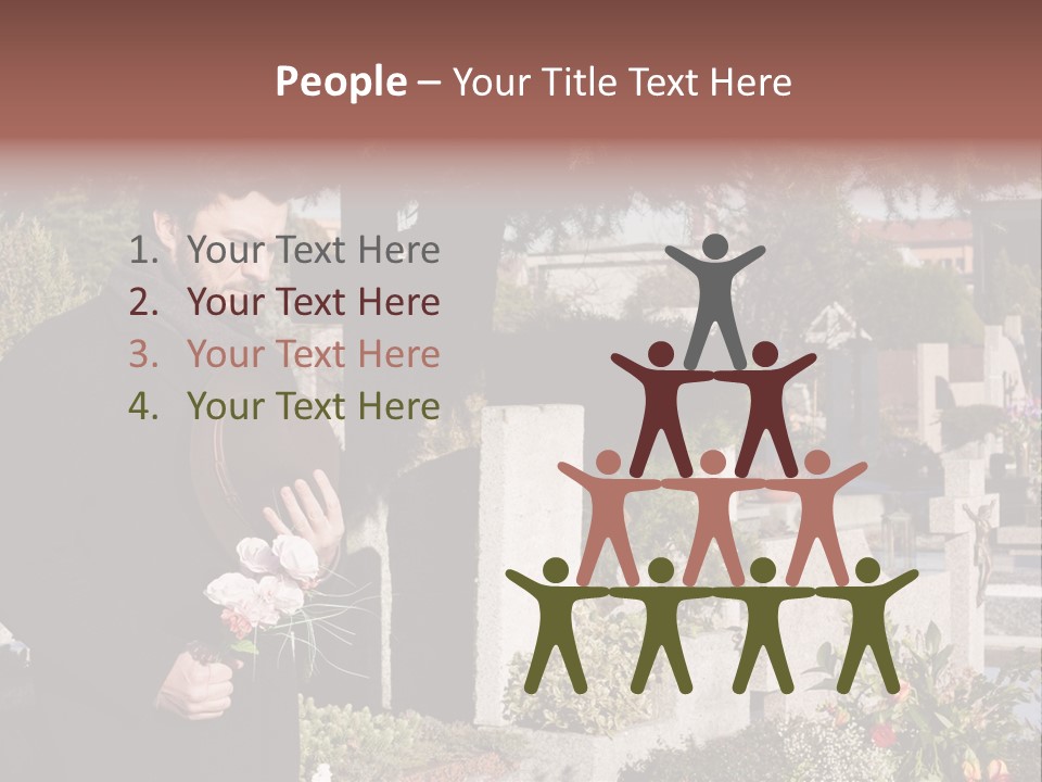 Cemetery Passed Vault PowerPoint Template