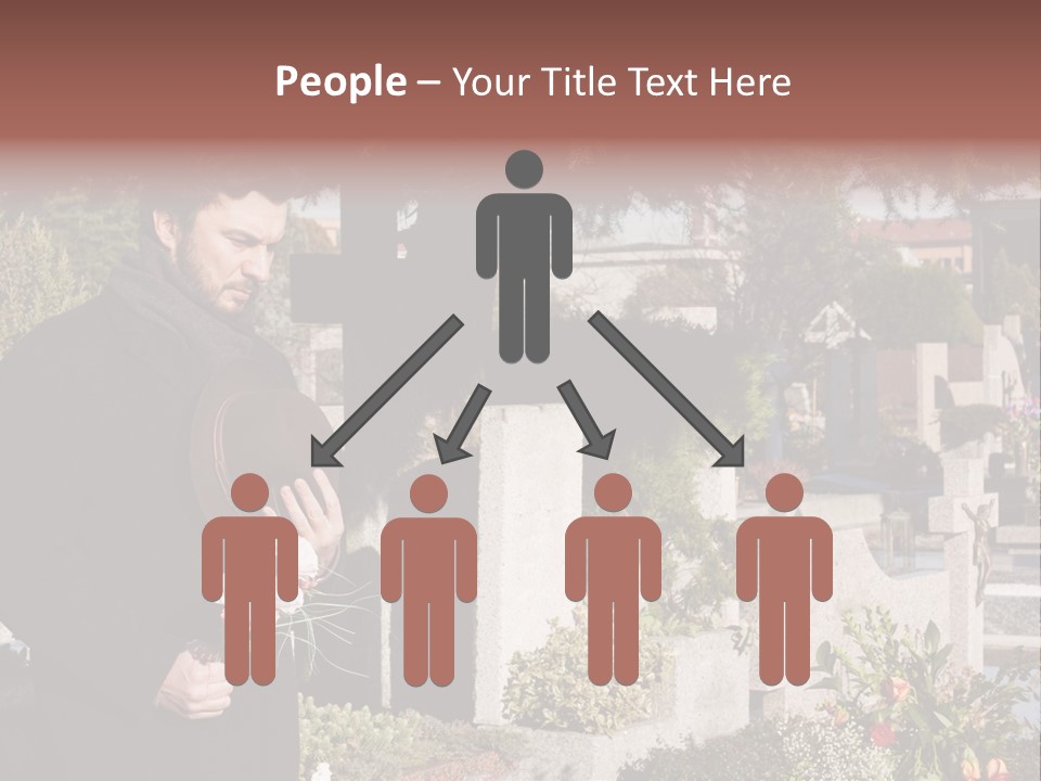 Cemetery Passed Vault PowerPoint Template