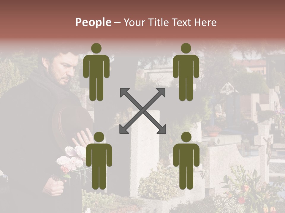 Cemetery Passed Vault PowerPoint Template
