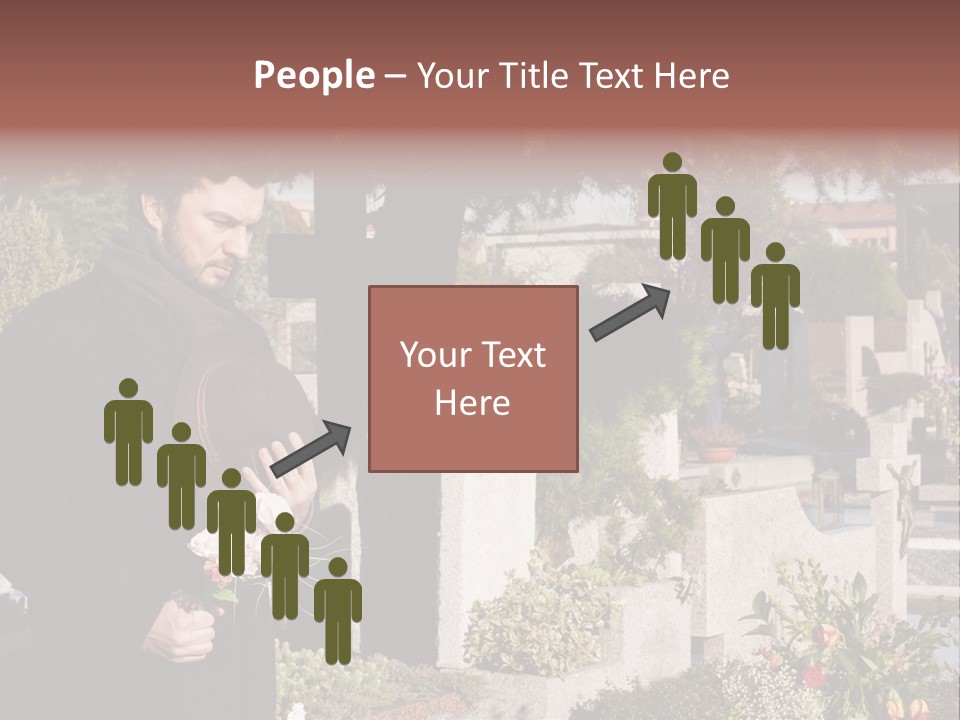Cemetery Passed Vault PowerPoint Template