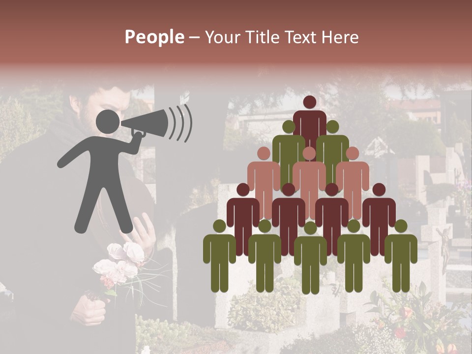 Cemetery Passed Vault PowerPoint Template