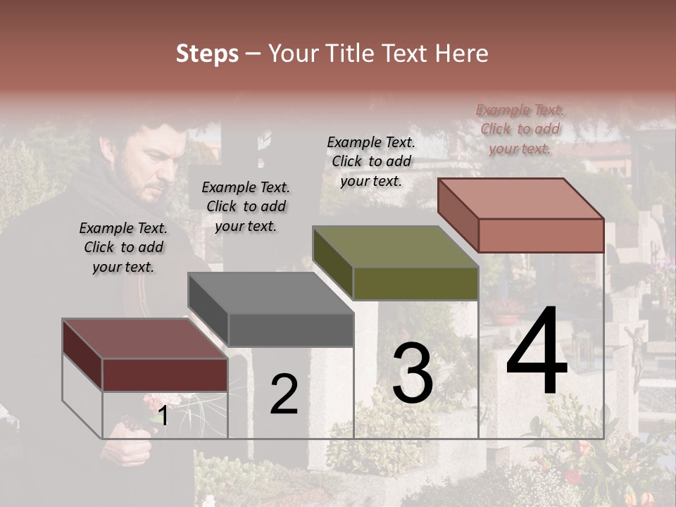 Cemetery Passed Vault PowerPoint Template