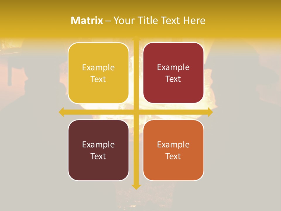 Gradient Symbol White PowerPoint Template