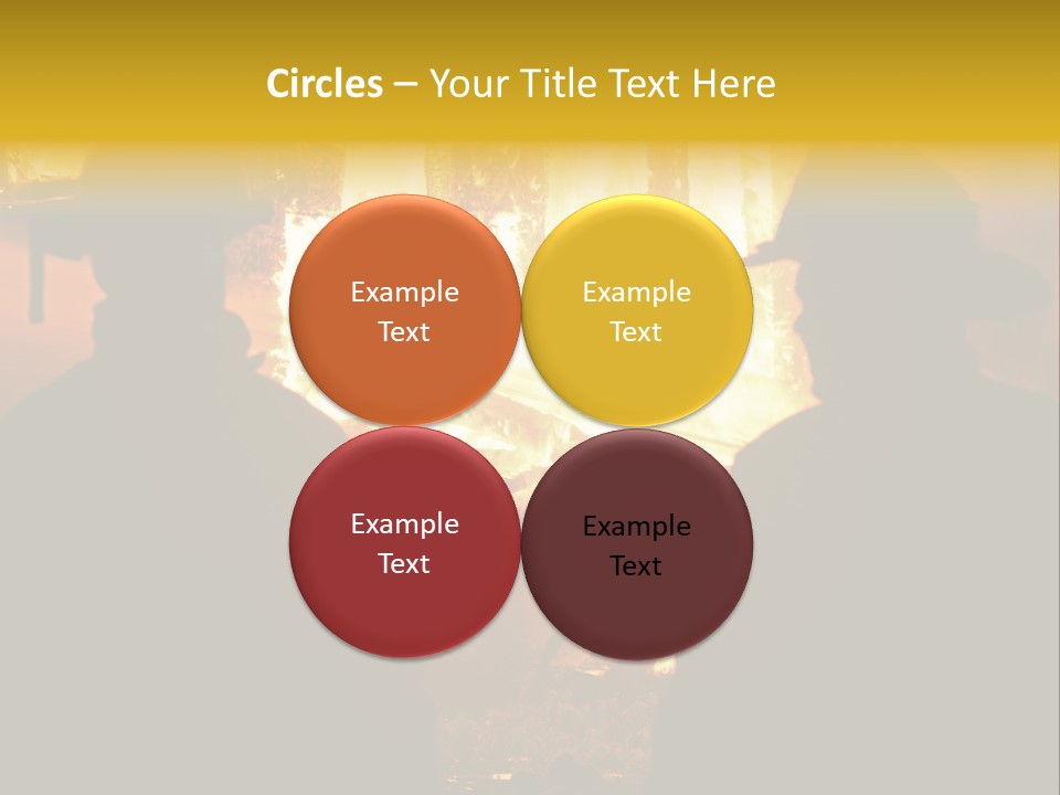 Gradient Symbol White PowerPoint Template