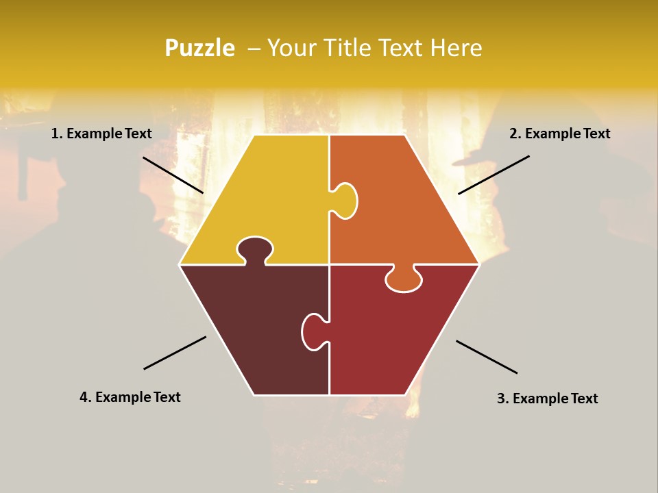 Gradient Symbol White PowerPoint Template
