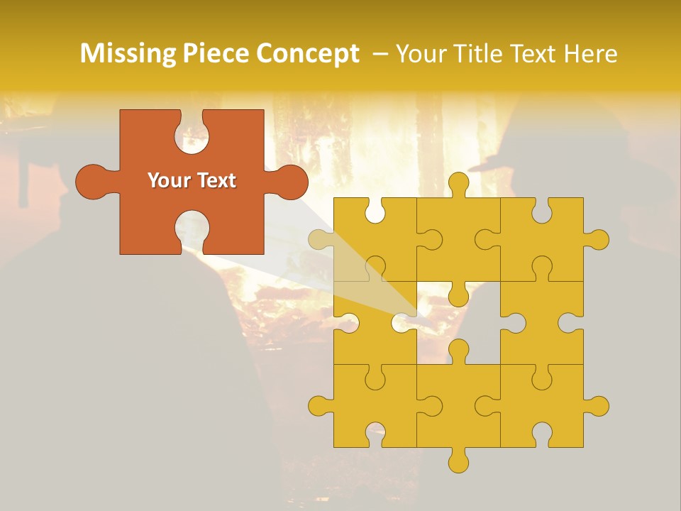 Gradient Symbol White PowerPoint Template