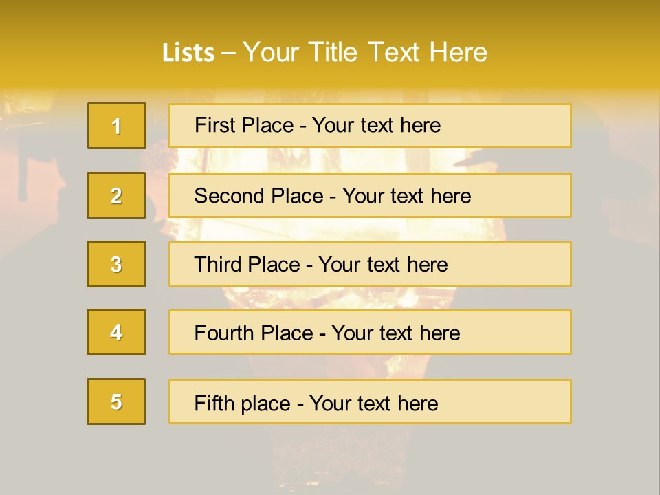 Gradient Symbol White PowerPoint Template