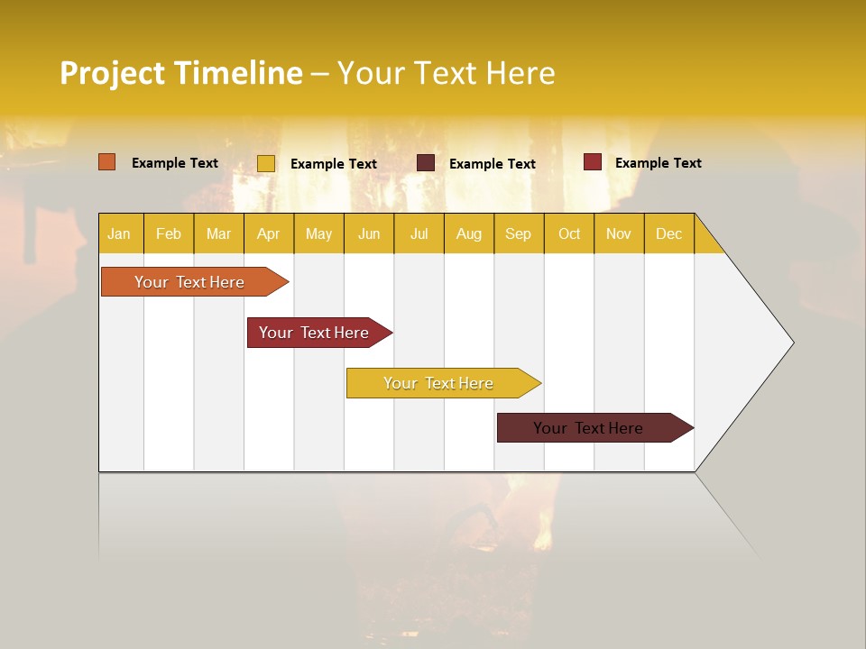 Gradient Symbol White PowerPoint Template