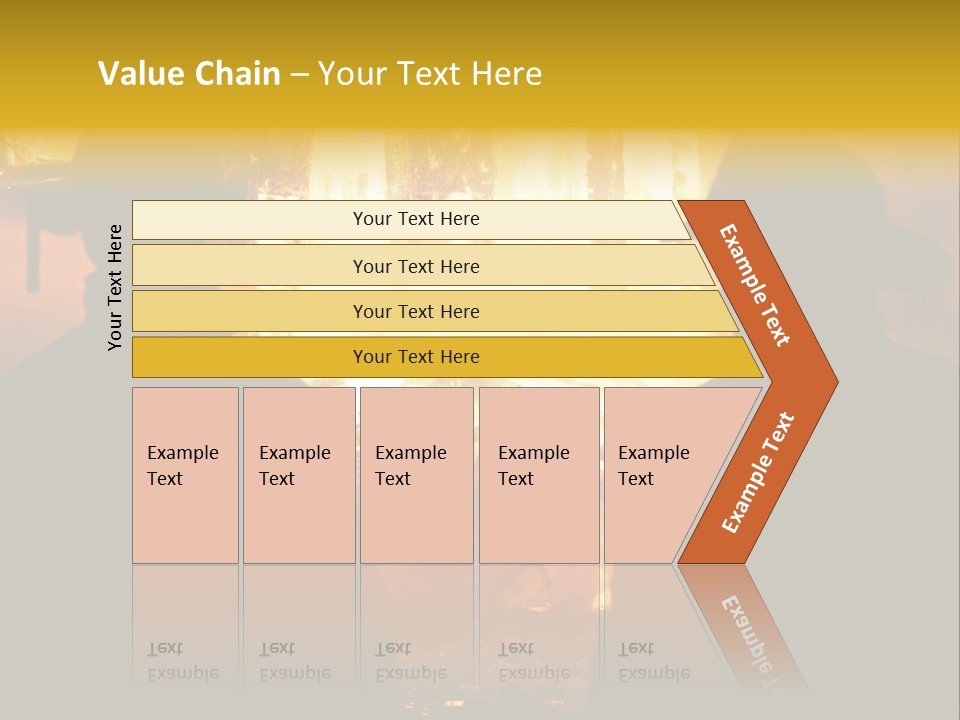 Gradient Symbol White PowerPoint Template