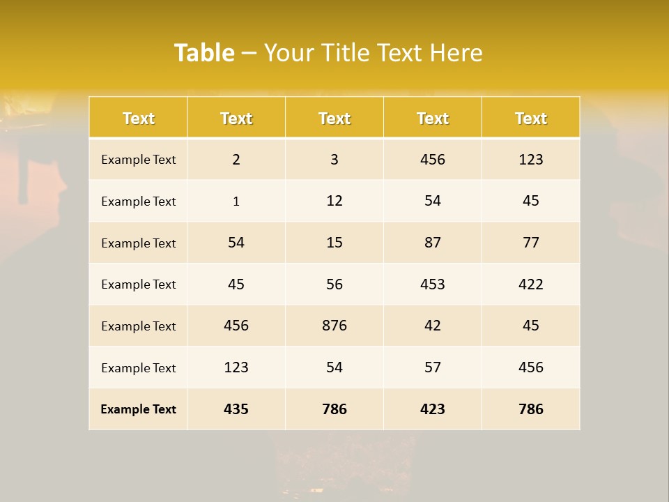Gradient Symbol White PowerPoint Template