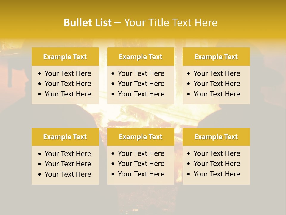 Gradient Symbol White PowerPoint Template