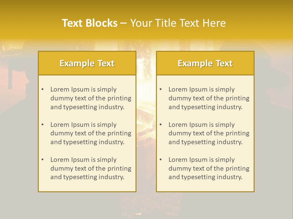 Gradient Symbol White PowerPoint Template