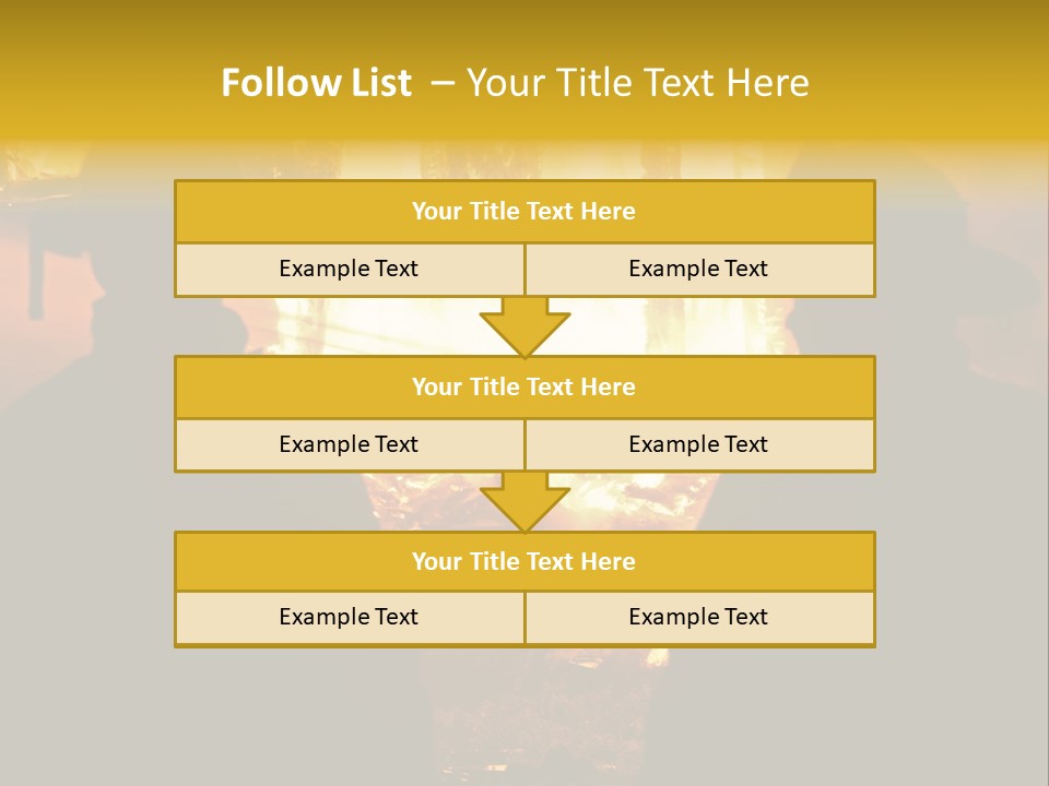 Gradient Symbol White PowerPoint Template
