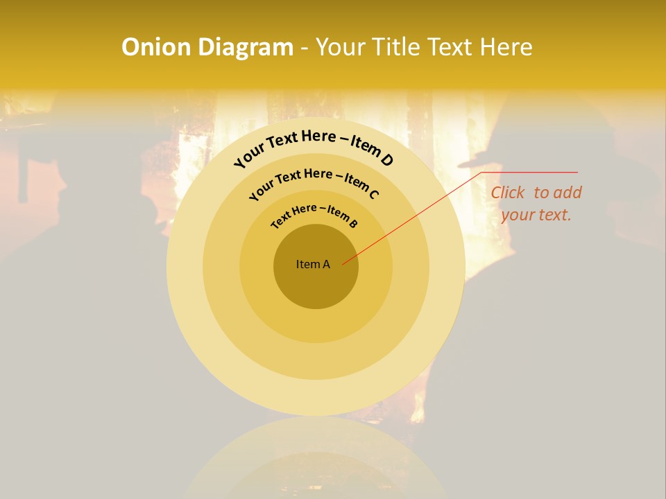 Gradient Symbol White PowerPoint Template