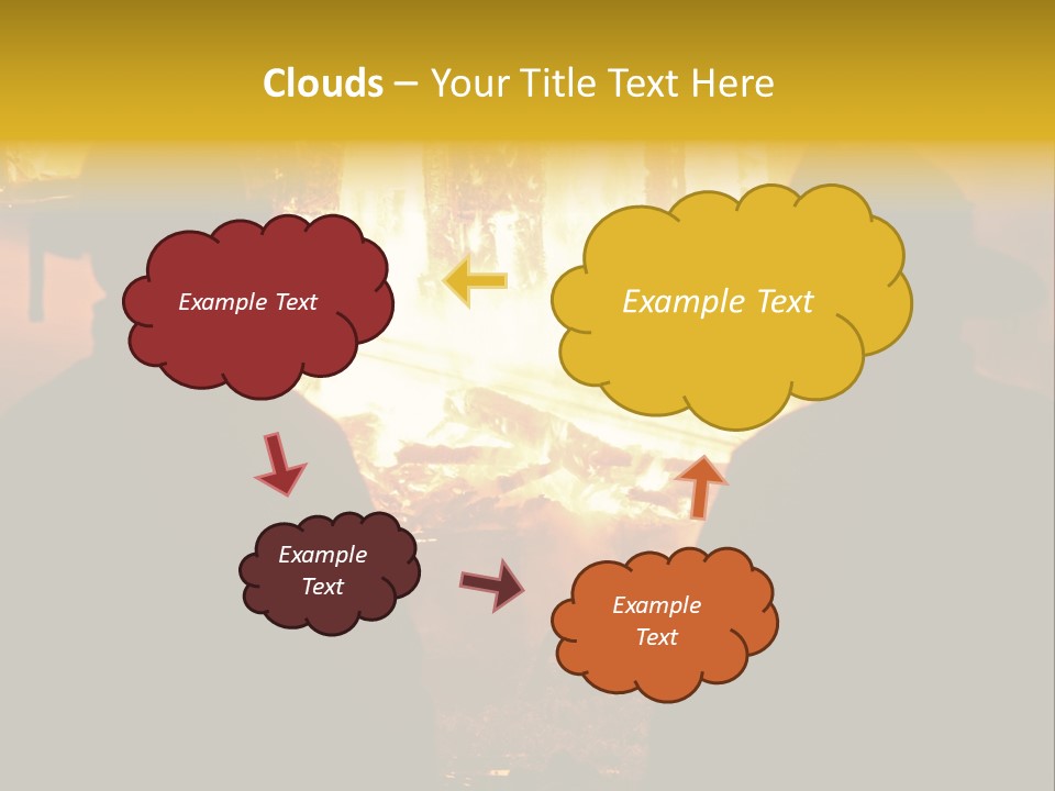 Gradient Symbol White PowerPoint Template