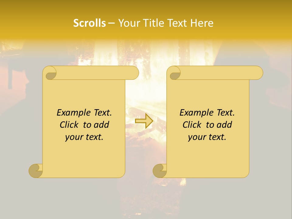 Gradient Symbol White PowerPoint Template
