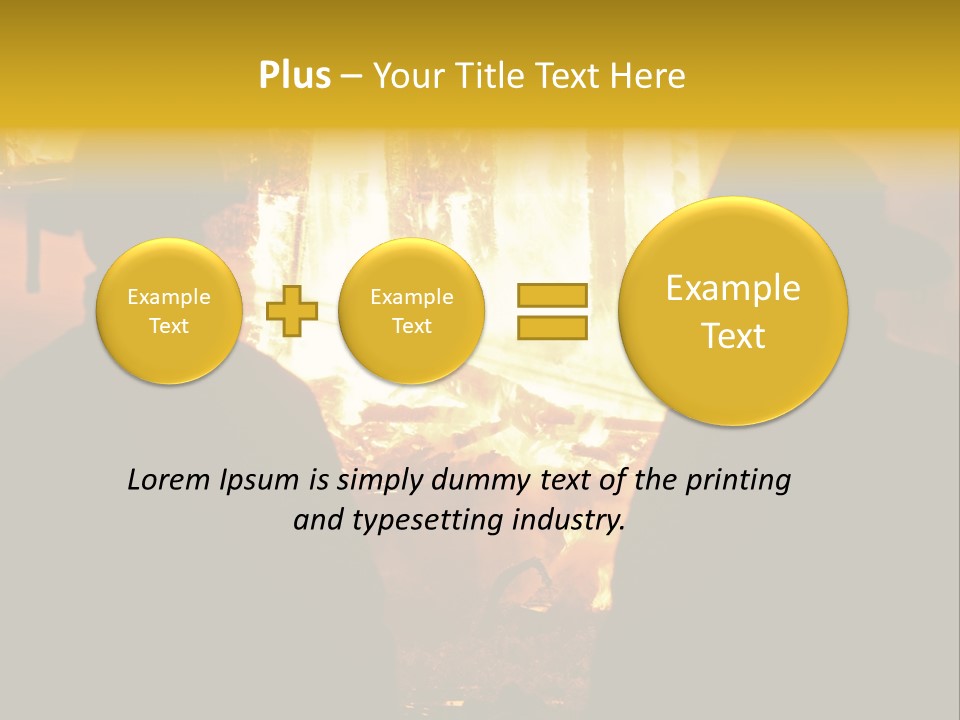 Gradient Symbol White PowerPoint Template