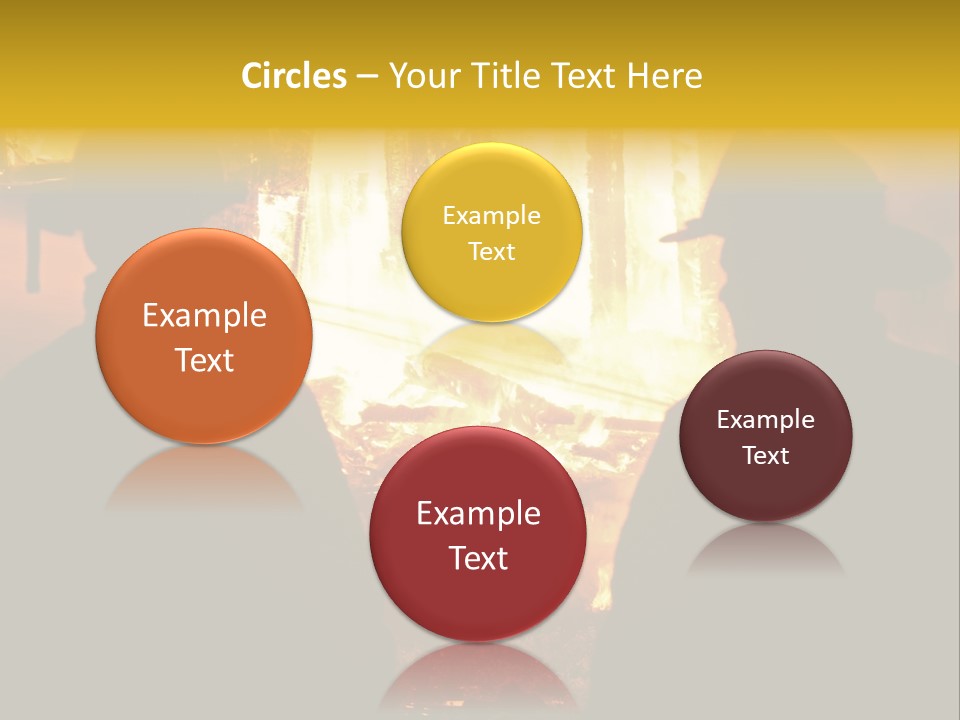 Gradient Symbol White PowerPoint Template