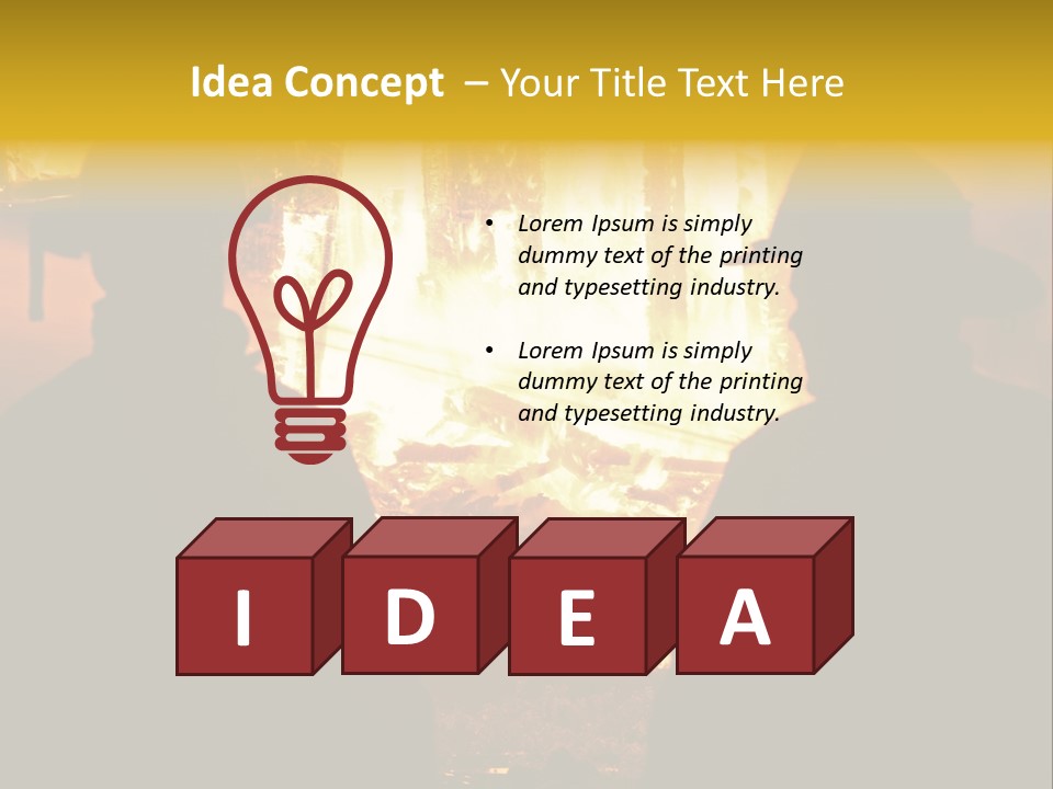 Gradient Symbol White PowerPoint Template