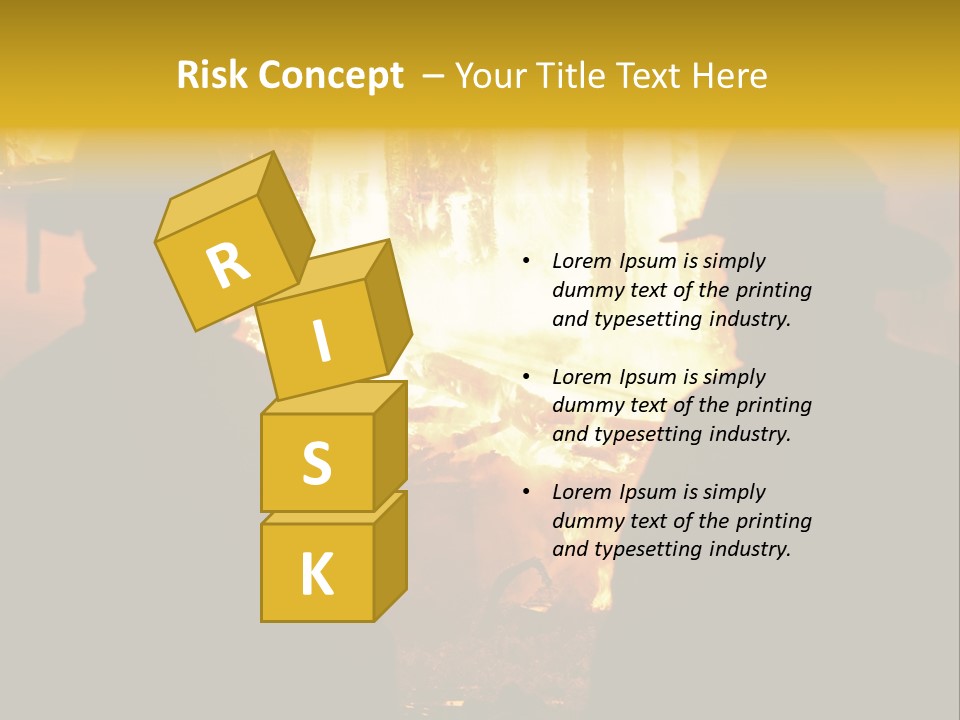 Gradient Symbol White PowerPoint Template