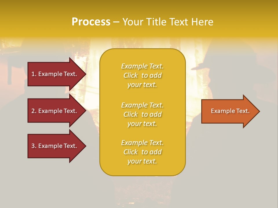 Gradient Symbol White PowerPoint Template