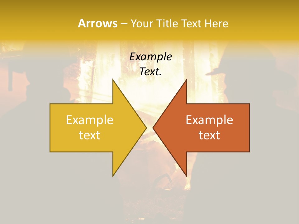 Gradient Symbol White PowerPoint Template