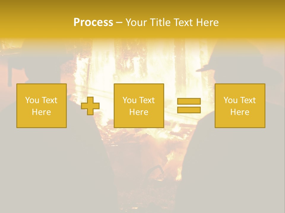 Gradient Symbol White PowerPoint Template